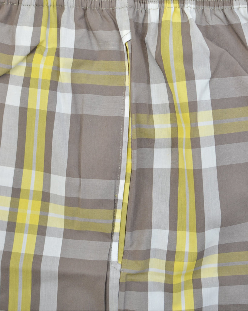 Manchester Short de Pijama Cuadros 100% Algodón - Manchester