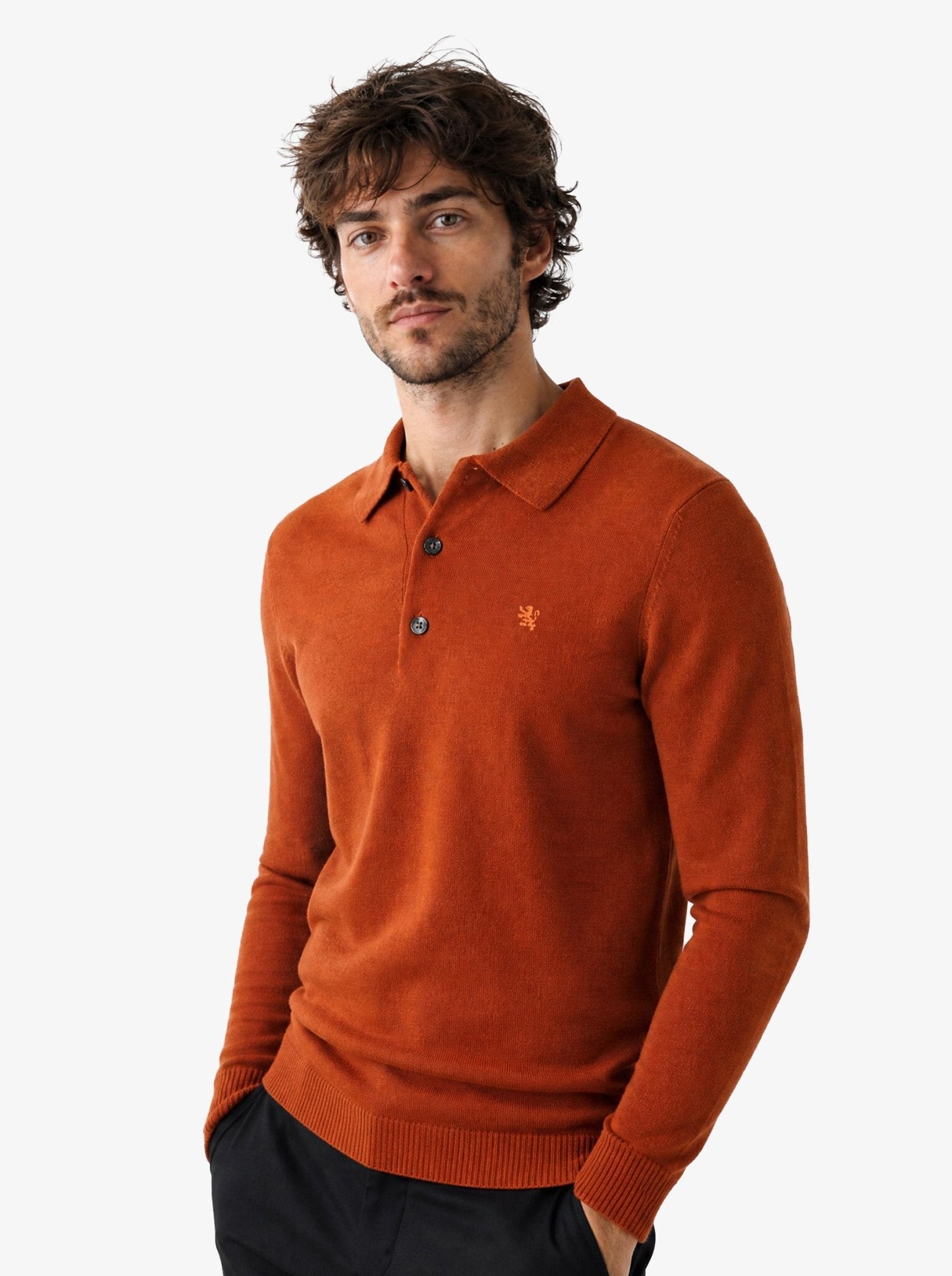 Manchester Sueter Cuello con Botones Slim Fit - Manchester