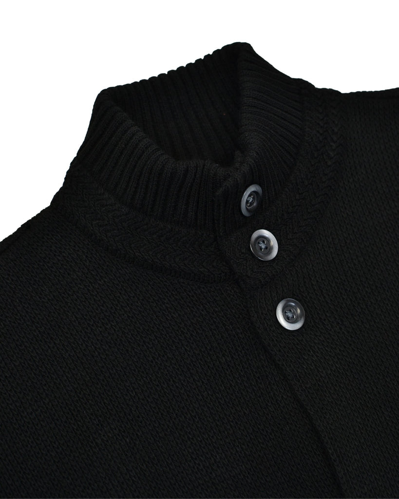 Manchester Suéter Cuello Mock con Dos Bolsillos en Acrílico - Manchester