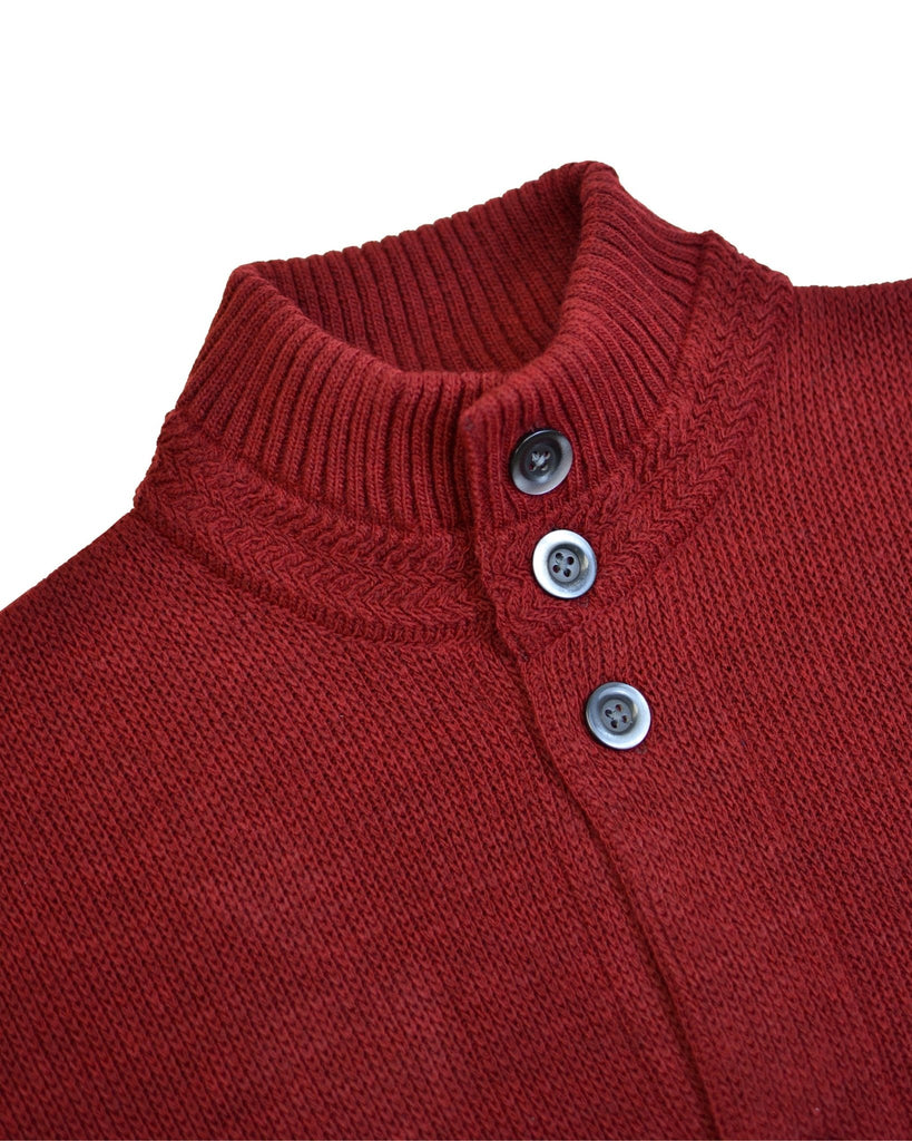 Manchester Suéter Cuello Mock con Dos Bolsillos en Acrílico - Manchester