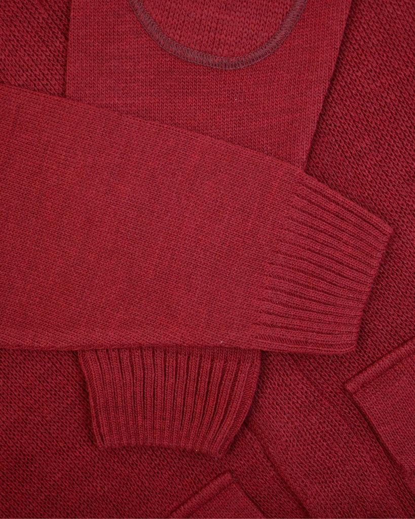 Manchester Suéter Cuello Mock con Dos Bolsillos en Acrílico - Manchester