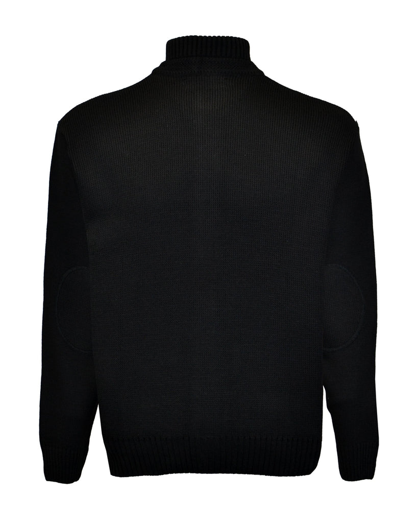 Manchester Suéter Cuello Mock con Dos Bolsillos en Acrílico - Manchester