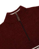 Manchester Suéter Cuello Mock Zipper Lana - Acrílico - Manchester