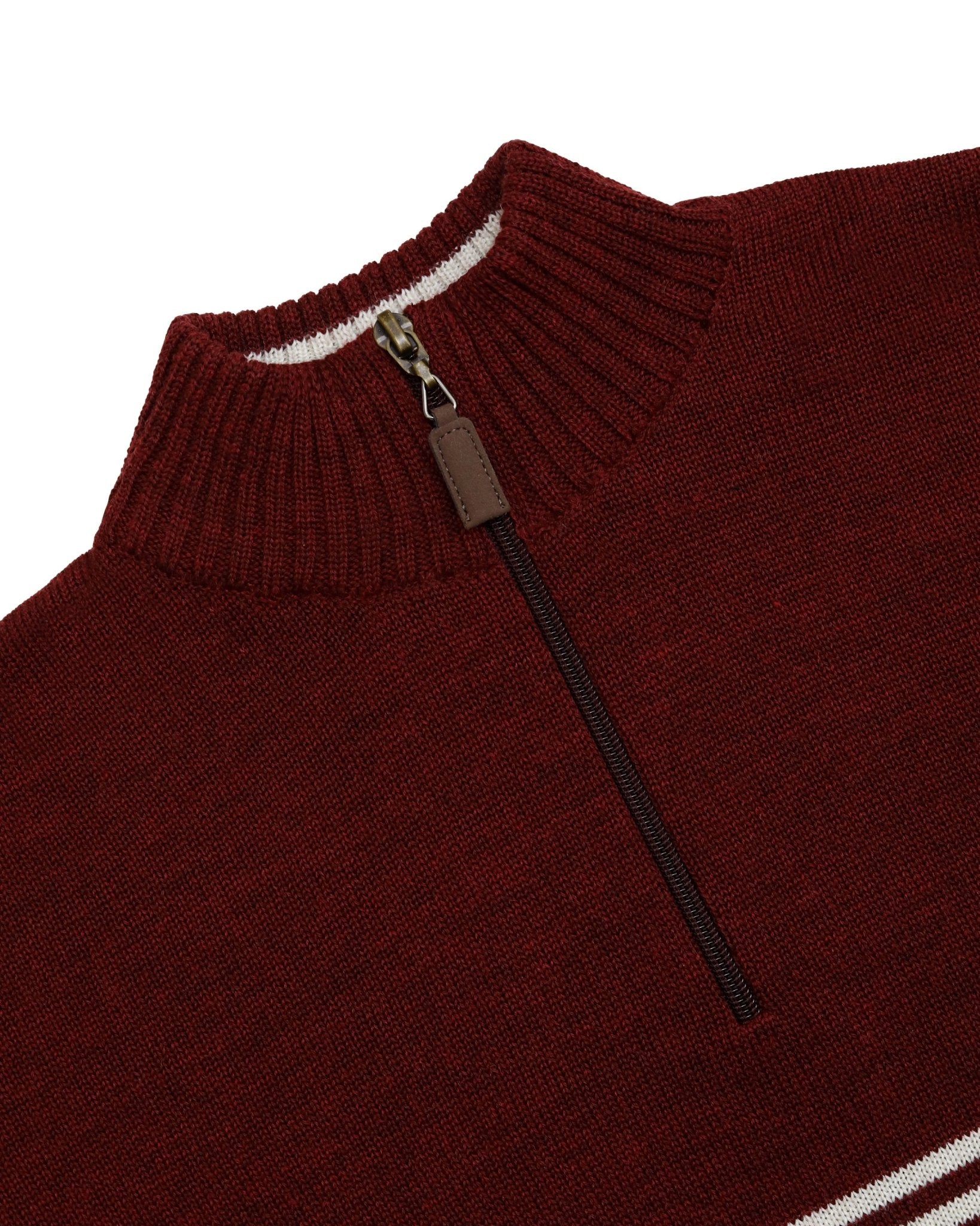 Manchester Suéter Cuello Mock Zipper Lana - Acrílico - Manchester