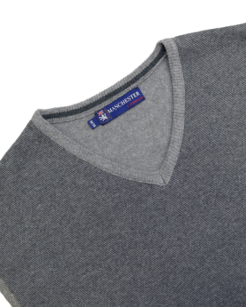 Manchester Suéter Cuello V Algodón - Poliéster - Manchester