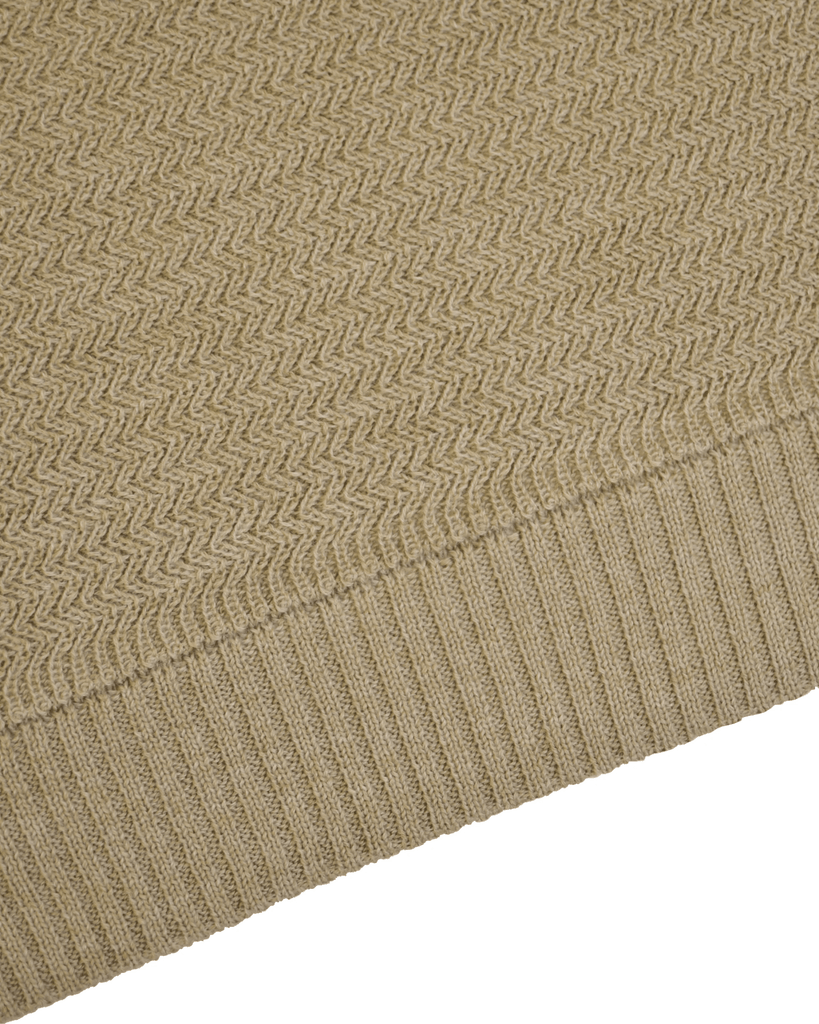 Manchester Suéter Cuello V Bicolor en Mezcla de Lana y Acrílico - Manchester