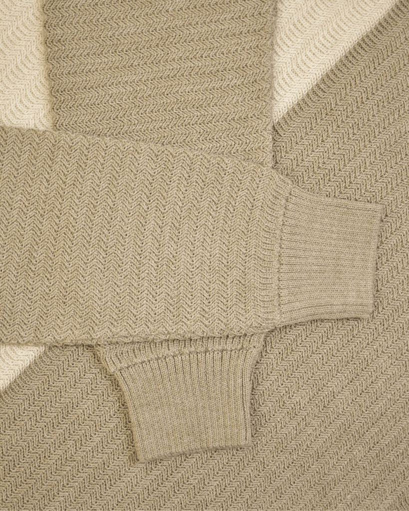 Manchester Suéter Cuello V Bicolor en Mezcla de Lana y Acrílico - Manchester