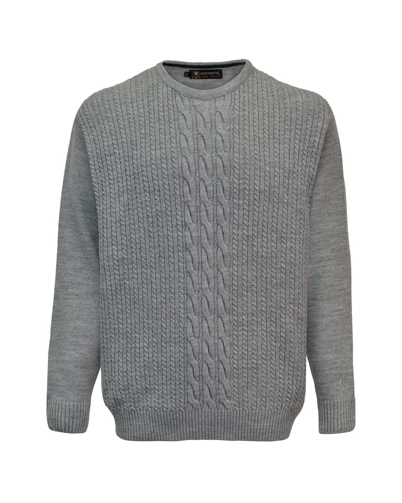 Manchester Sueter en Acrilico Bordado con Logo en Manga - Manchester