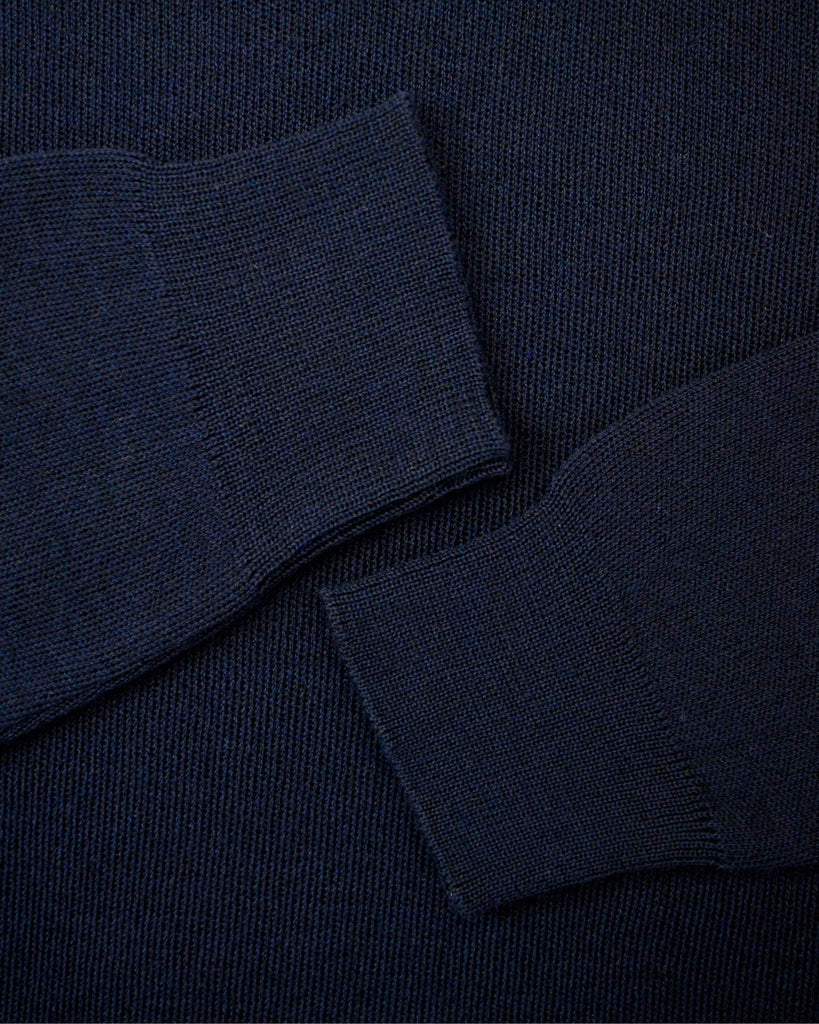 Manchester Suéter Liso Cuello V Lana Merino - Acrílico - Manchester