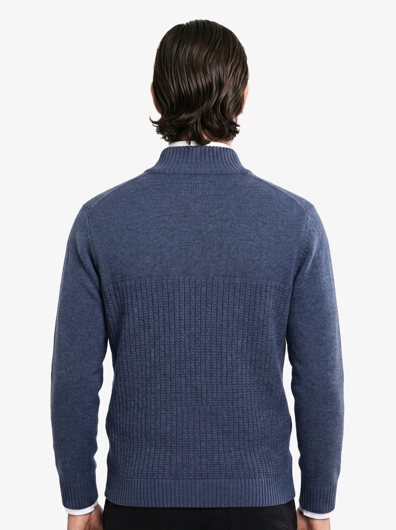 Manchester Suéter Pullover Cuello Zip - Manchester