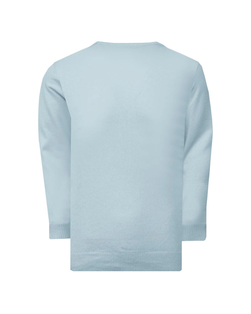 Manchester Suéter Slim Fit Cuello V Tejido Chevron - Manchester