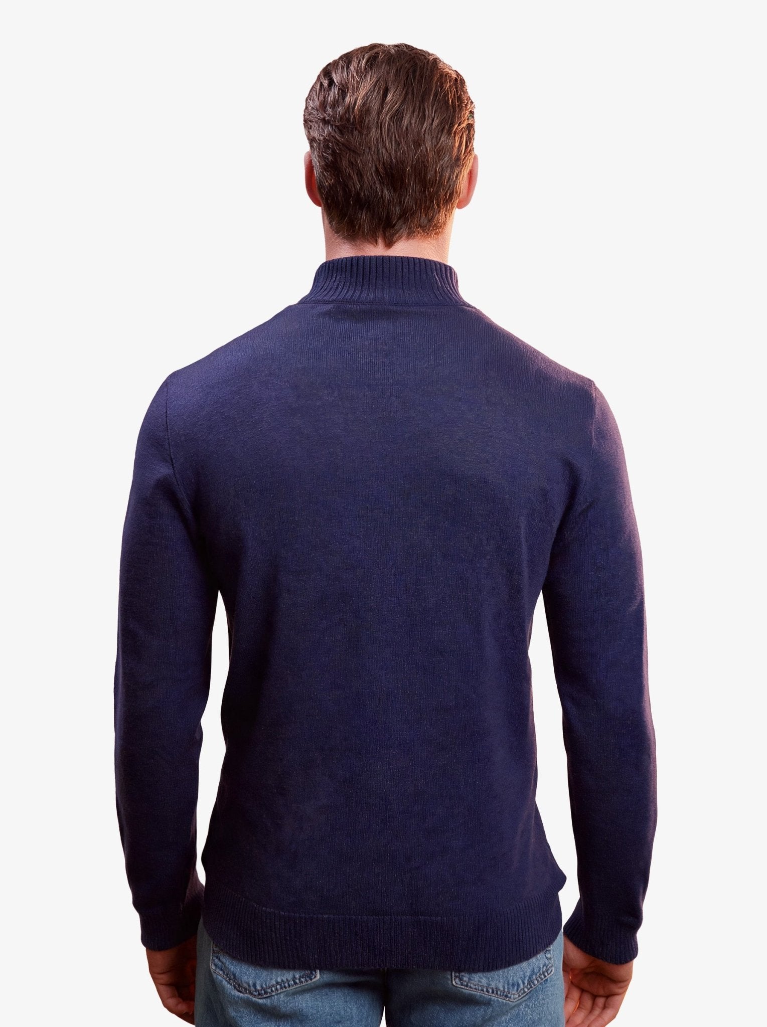 Manchester Sueter Tejido Cuello Alto Quarter-Zip - Manchester