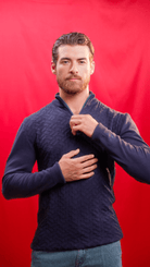 Manchester Sueter Tejido Cuello Alto Quarter - Zip - Manchester