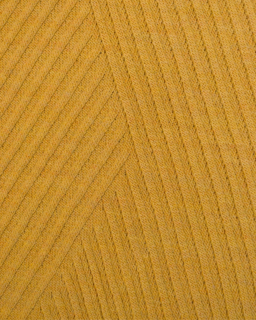 Manchester Sweater con Cuello Redondo y Tejido de Líneas Inclinadas - Manchester