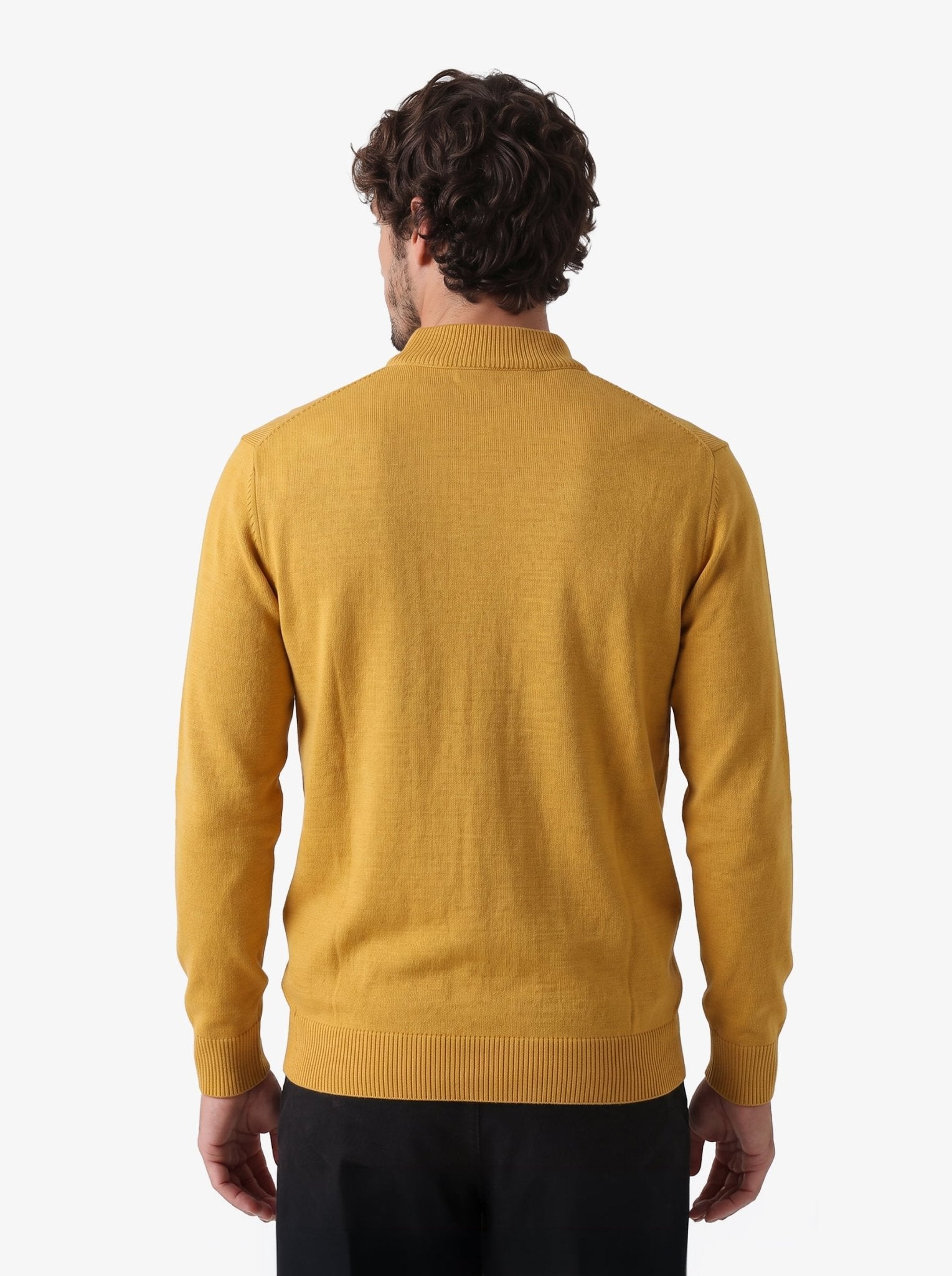 Manchester Sweater con Cuello Redondo y Tejido de Líneas Inclinadas - Manchester
