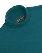 Manchester Sweater con Cuello Tortuga color turquesa para hombre