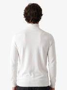 Manchester Sweater con Cuello Tortuga color blanco para hombre