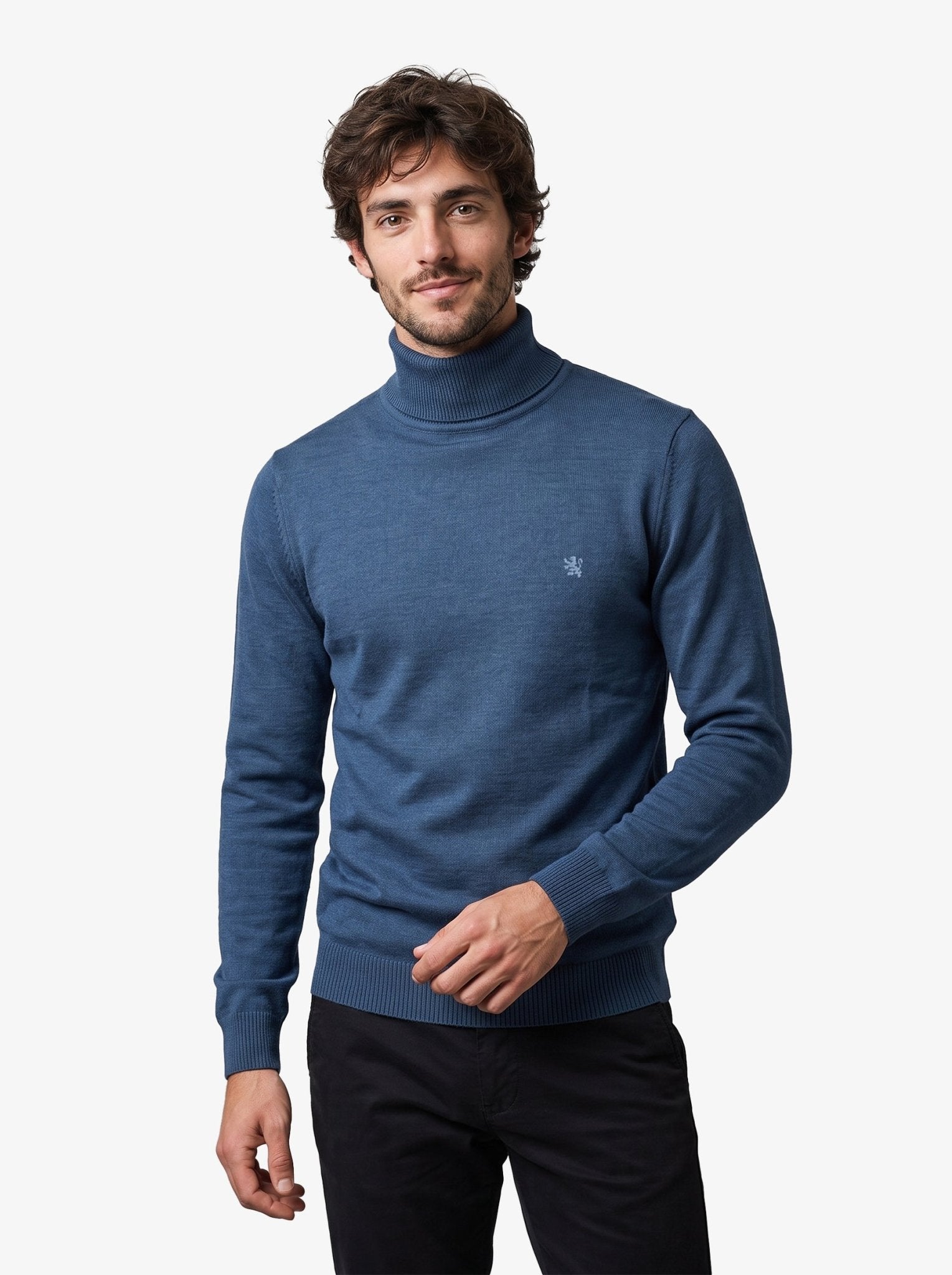 Manchester Sweater con Cuello Tortuga - Manchester