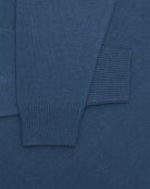 Manchester Sweater con Cuello Tortuga color azul jaspe para hombre
