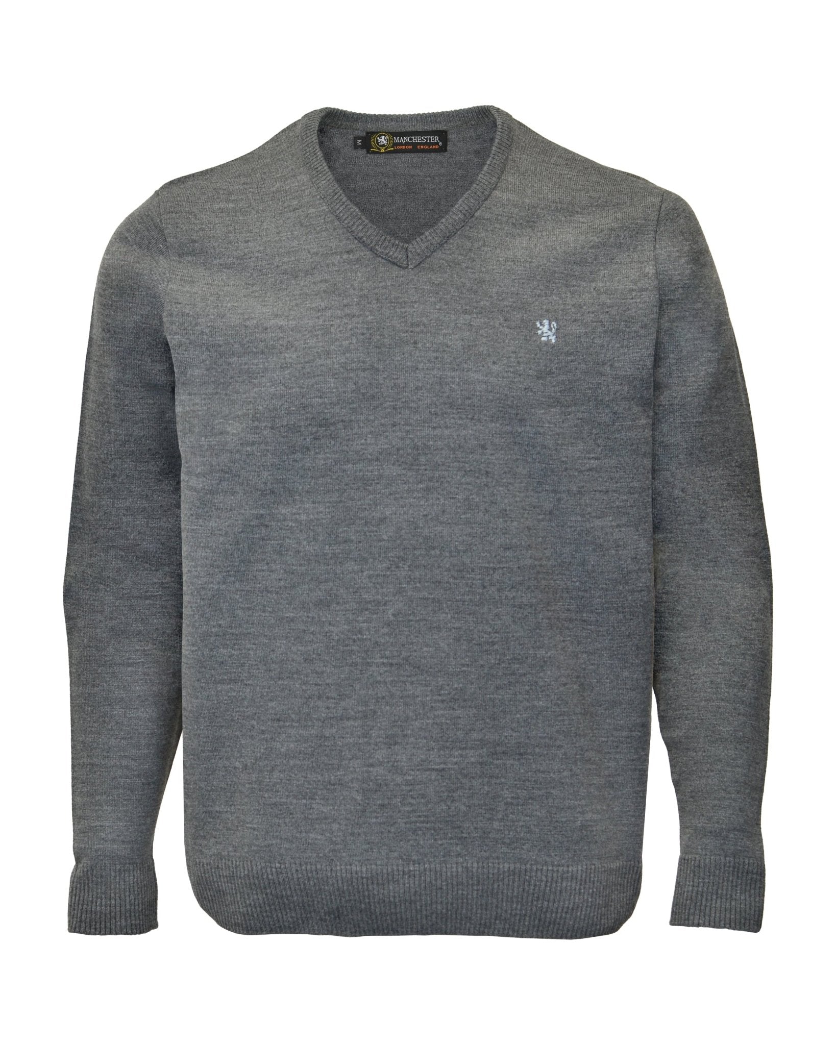 Manchester Sweater con Cuello V Elegante - Manchester