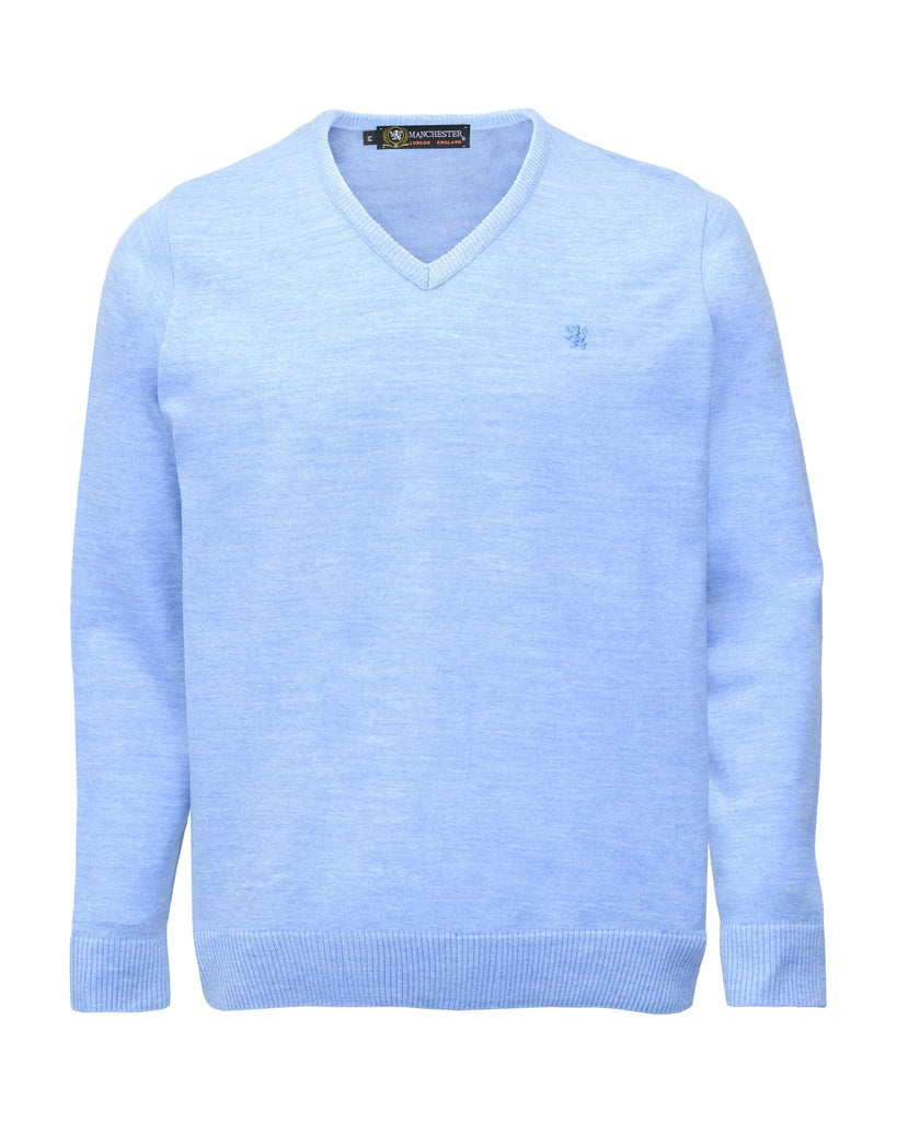 Manchester Sweater con Cuello V Elegante - Manchester