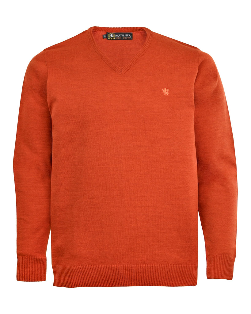 Manchester Sweater con Cuello V Elegante - Manchester