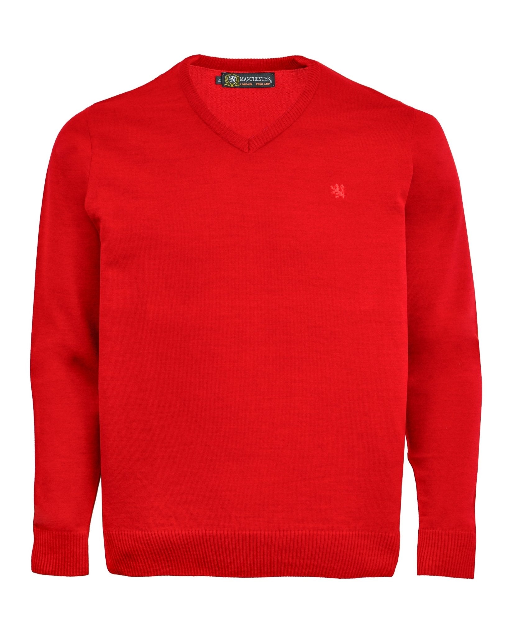 Manchester Sweater con Cuello V Elegante - Manchester