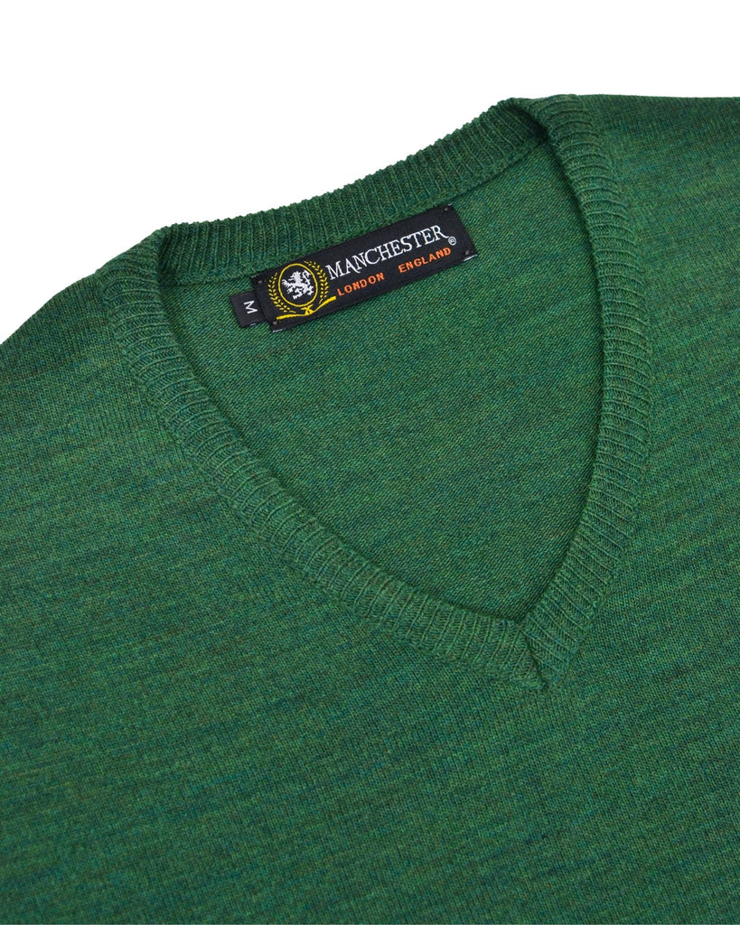 Manchester Sweater con Cuello V Elegante - Manchester
