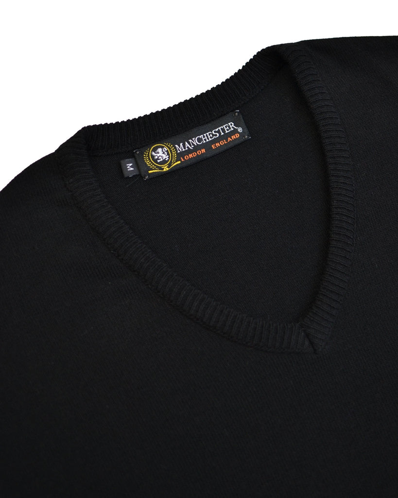 Manchester Sweater con Cuello V Elegante - Manchester