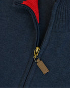 Manchester Sweater con Zipper y Cuello Mock - Manchester