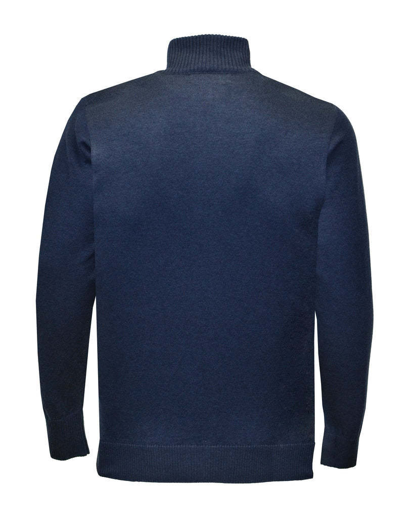 Manchester Sweater con Zipper y Cuello Mock - Manchester