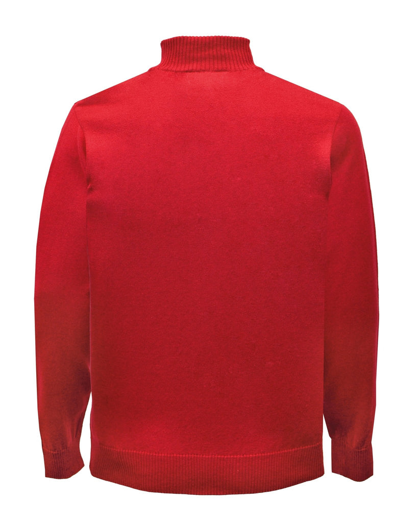 Manchester Sweater con Zipper y Cuello Mock - Manchester