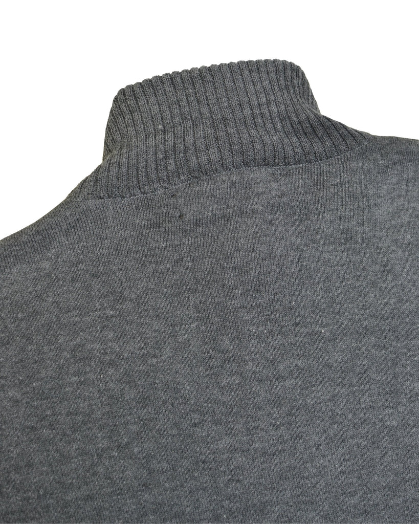 Manchester Sweater con Zipper y Cuello Mock - Manchester