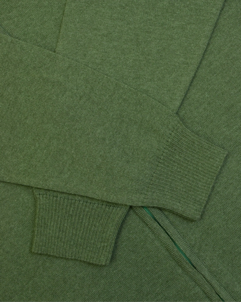 Manchester Sweater con Zipper y Cuello Mock - Manchester