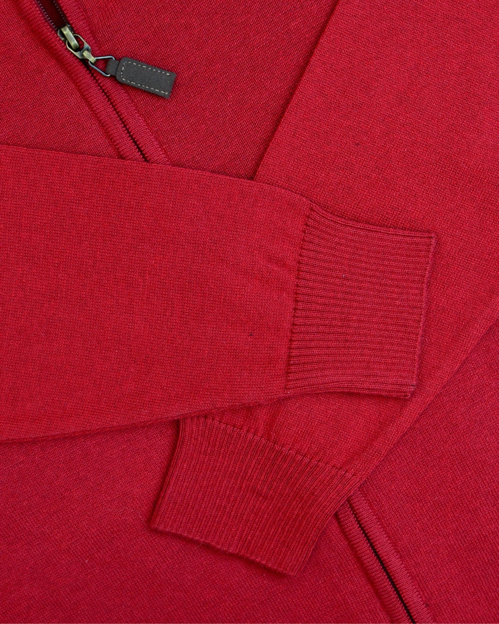 Manchester Sweater con Zipper y Cuello Mock - Manchester