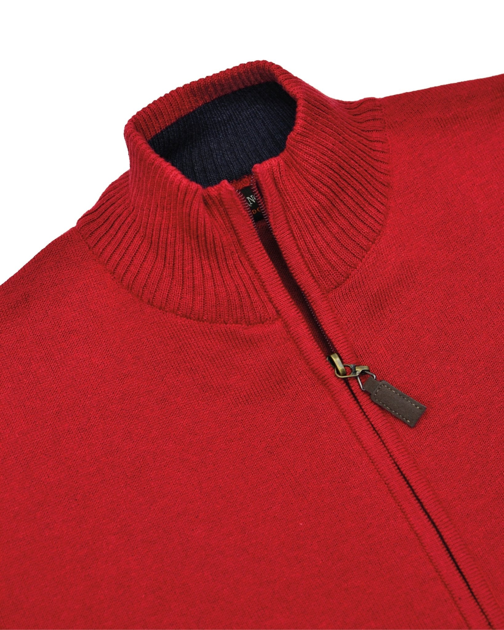 Manchester Sweater con Zipper y Cuello Mock - Manchester