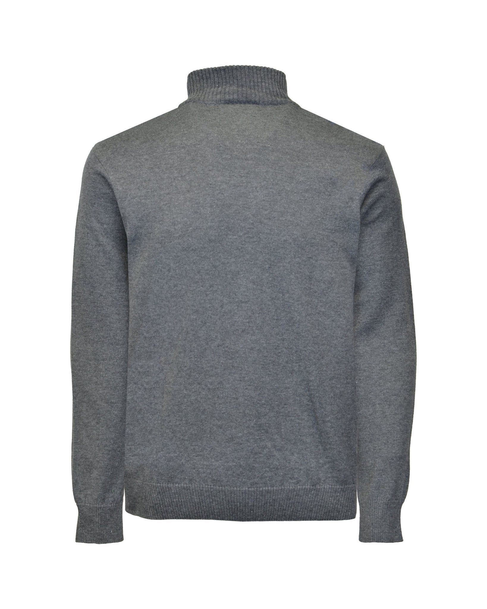 Manchester Sweater con Zipper y Cuello Mock - Manchester
