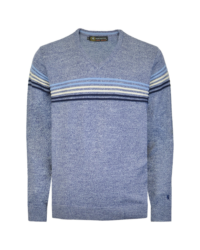 Manchester Sweater de Punto Rayas Horizontales Lana y Acrílico - Manchester