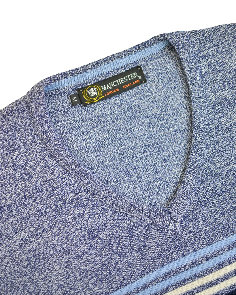 Manchester Sweater de Punto Rayas Horizontales Lana y Acrílico - Manchester