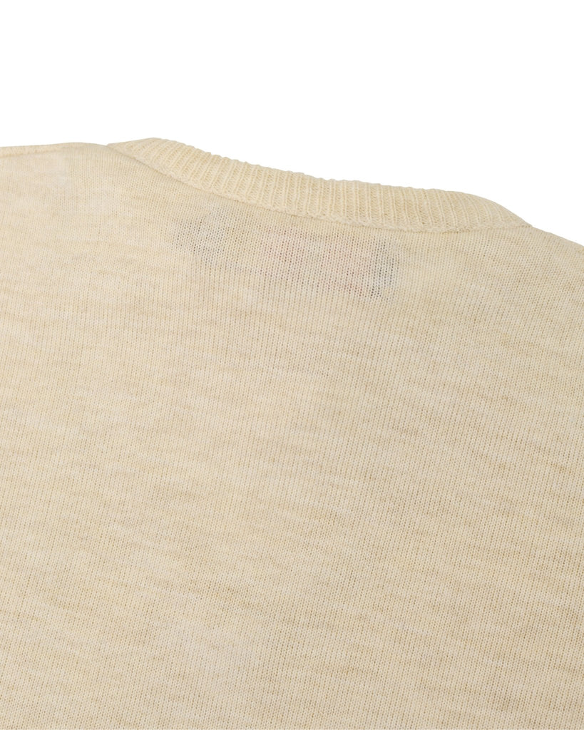 Manchester Sweater de Punto Rayas Sinuosas 100% Acrílico con Cuello V - Manchester