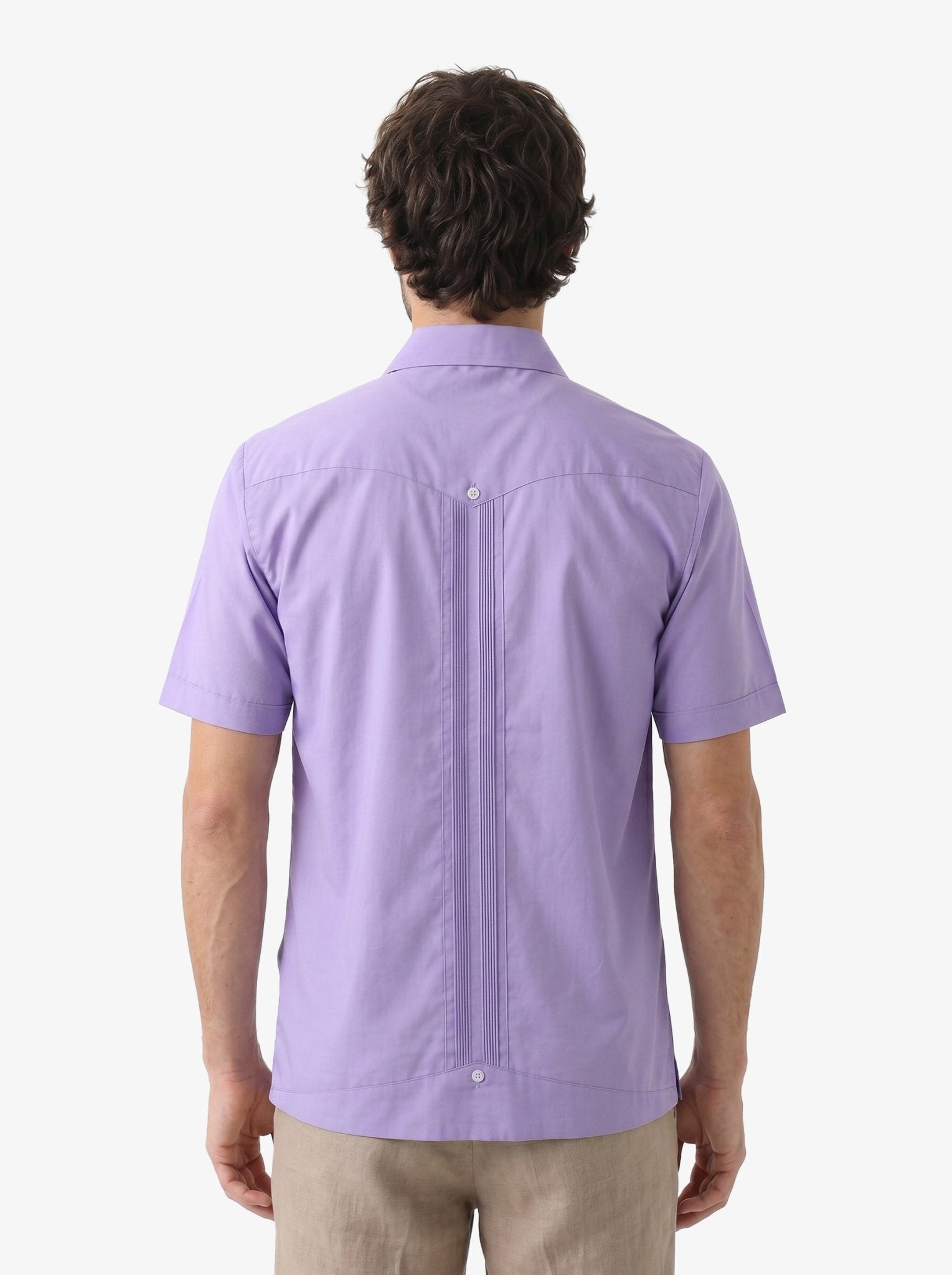 Manchester Uxmal Guayabera Violeta Lisa - Manchester