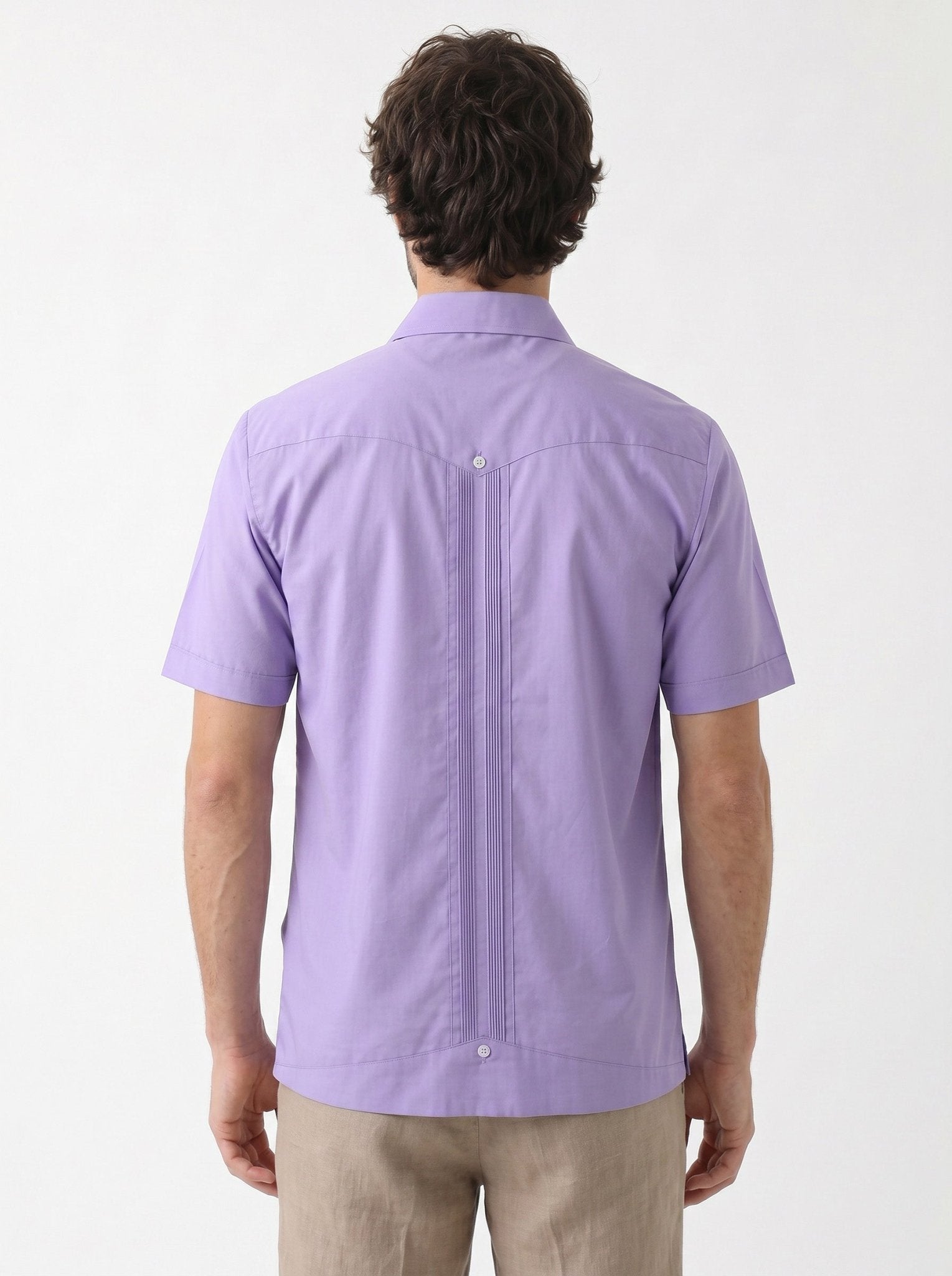 Manchester Uxmal Guayabera Violeta Lisa - Manchester